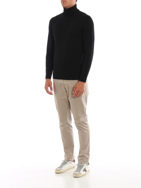 DRUMOHR: Cuellos altos y polos online - Suéter Con Cuello Alto - Negro