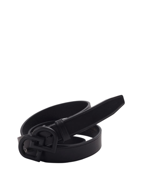 DSQUARED2: Cinturones - Cinturón Negro Para Hombre