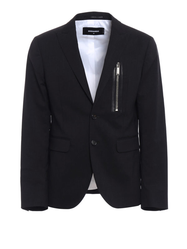 DSQUARED2: Blazer - Blazer - Gris Oscuro