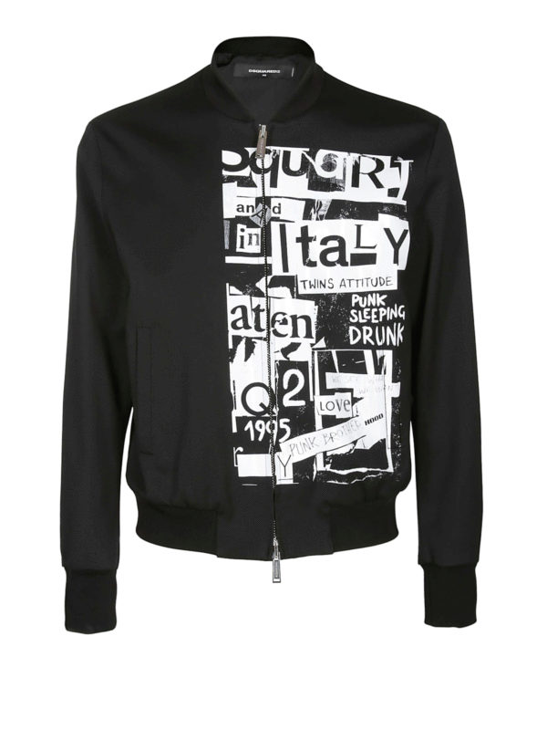 DSQUARED2: ボンバージャケット - ボンバージャケット - Chic Stretch