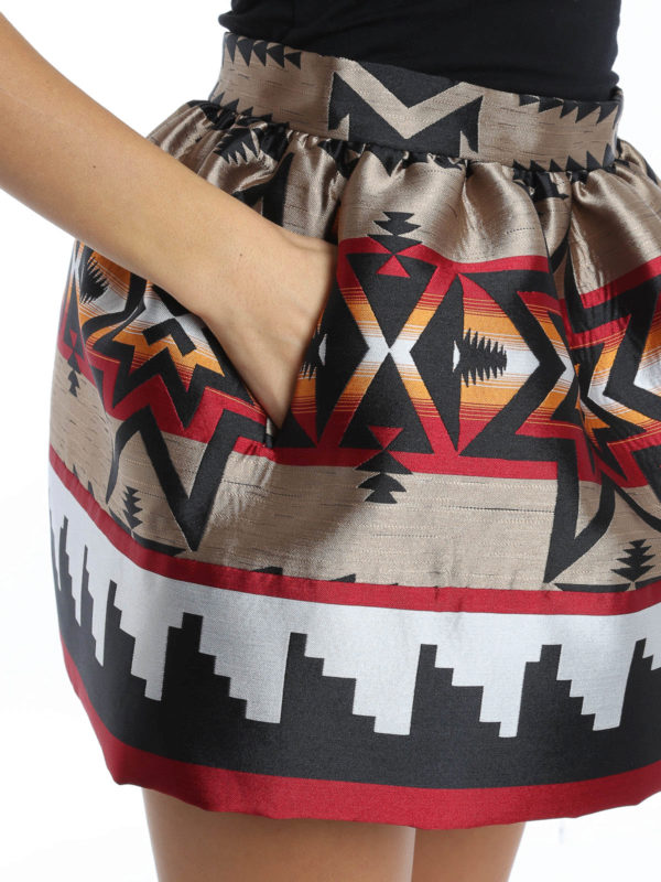 DSQUARED2 buy online Aztec print mini skirt
