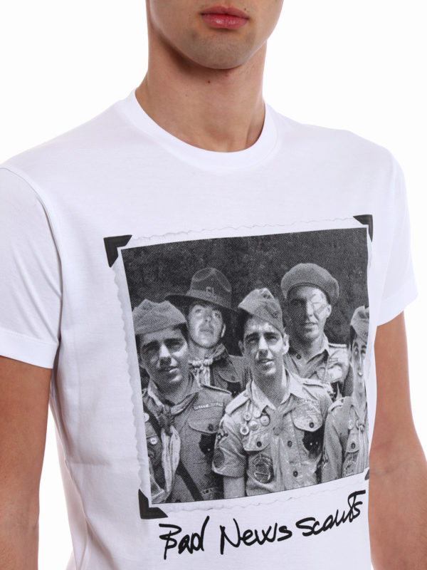 DSQUARED2 buy online Bad News Scouts print T-shirt