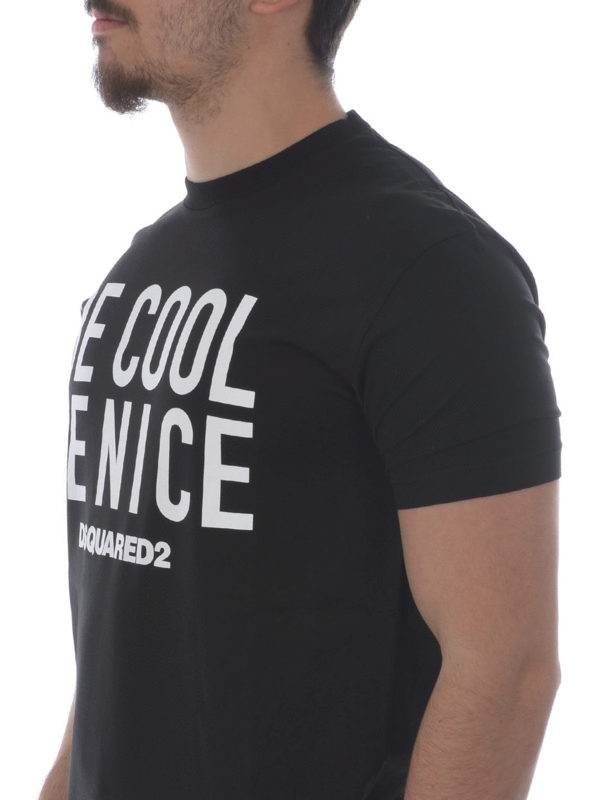 DSQUARED2 buy online Be Cool Be Nice cotton Tee