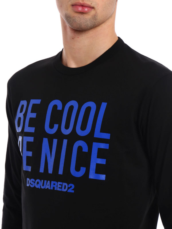 DSQUARED2 buy online Be Cool Be Nice long sleeved Tee
