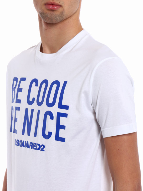 DSQUARED2 buy online Be Cool Be Nice printed T-shirt