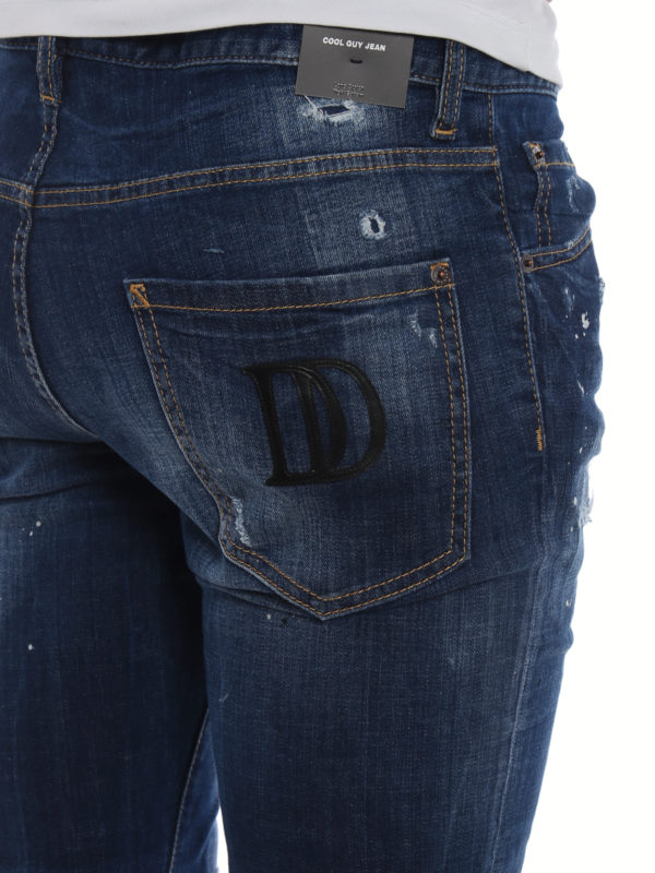 DSQUARED2 buy online Cool Guy medium wash jeans with DD patch