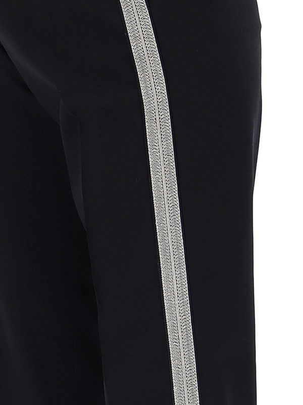 DSQUARED2 buy online Pantaloni cropped con bande sui fianchi