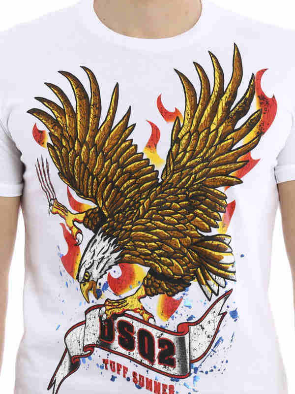 DSQUARED2 buy online Eagle printed t-shirt