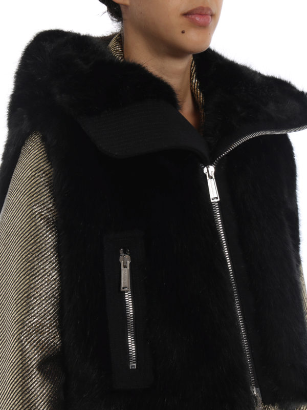 DSQUARED2 buy online Pelz - Schwarz