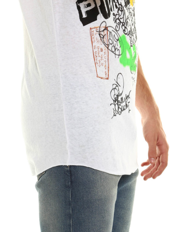 DSQUARED2 buy online Graffiti print long T-shirt