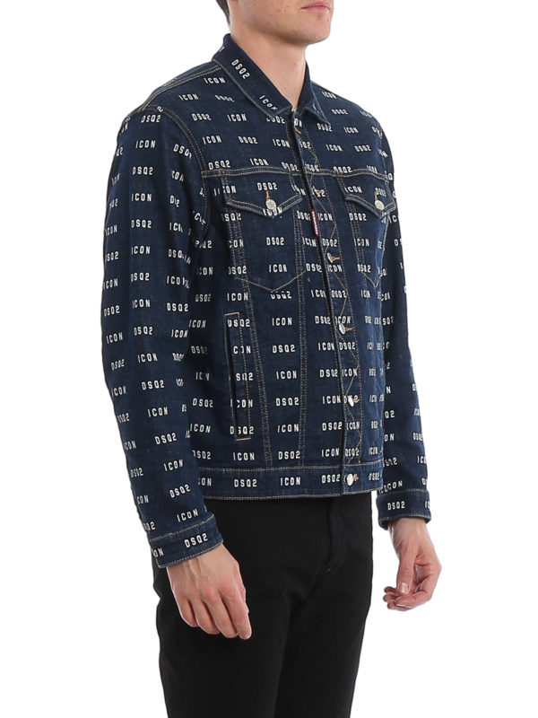DSQUARED2 buy online Icon print denim jacket