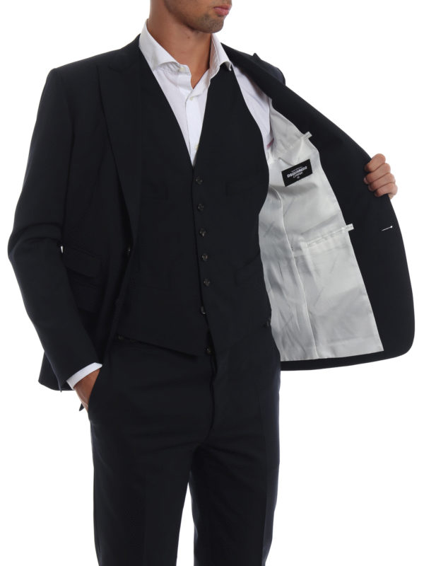 DSQUARED2 buy online Eleganter Anzug - Dunkelblau