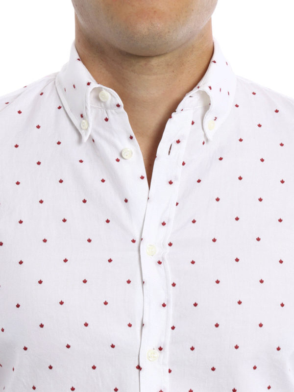 DSQUARED2 buy online Maple leaf shirt