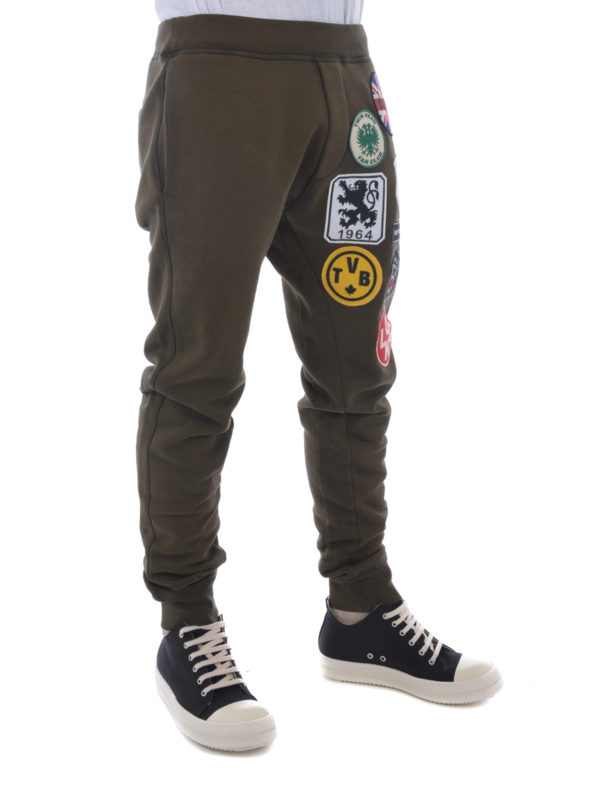 DSQUARED2 buy online Patch detail tracksuit bottoms