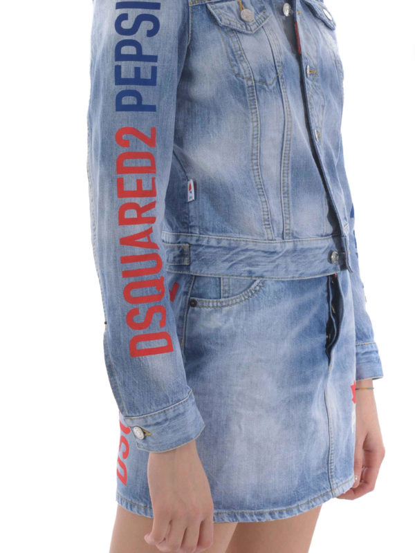 DSQUARED2 buy online Pepsi cotton denim jacket