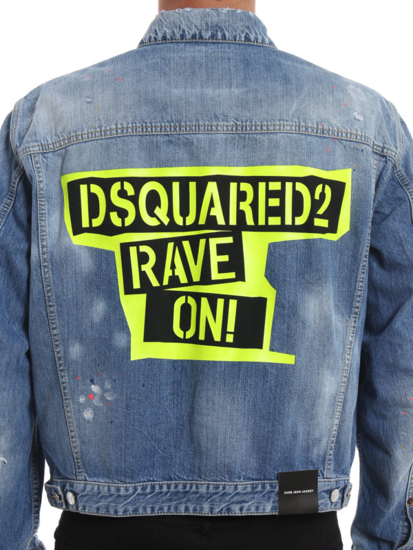 DSQUARED2 buy online Rave On denim oversized jacket