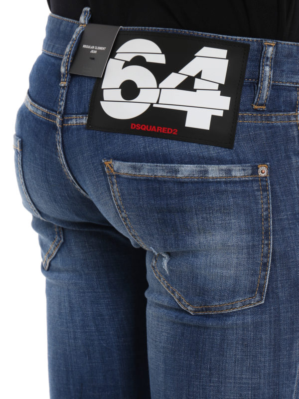 DSQUARED2 buy online Regular Clement jeans with turn-ups