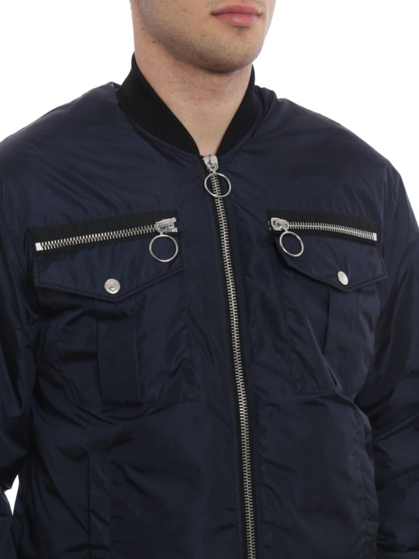 DSQUARED2 buy online Zip detailed bomber jacket