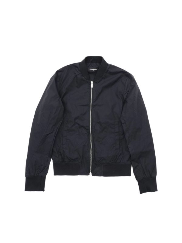 DSQUARED2: giacche casual - Bomber Dsquared 2 C1964 nero
