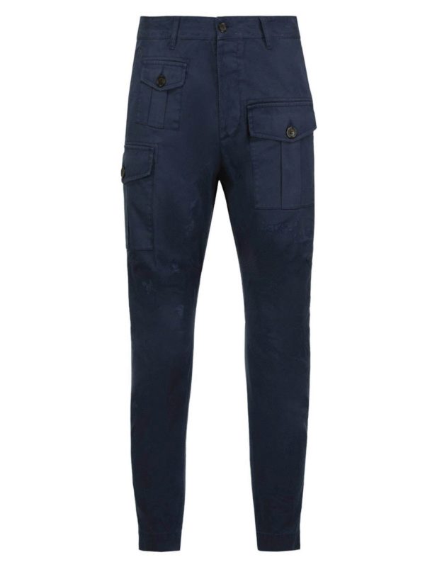 DSQUARED2: Casual Hosen - Casual Hose - Blau