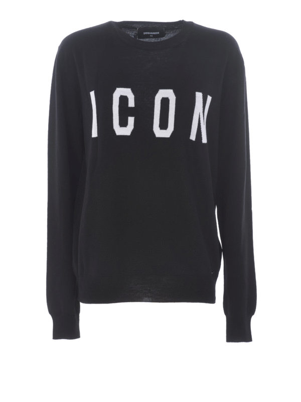 DSQUARED2: Pull col rond - Pull Col Rond - Icon