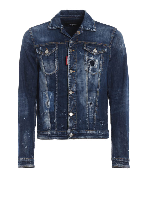 DSQUARED2: デニムジャケット - デニムジャケット - デニム