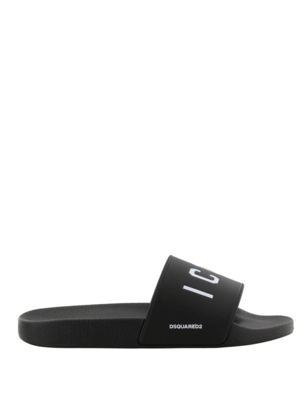 DSQUARED2: Chanclas de playa - Sandalias - Icon