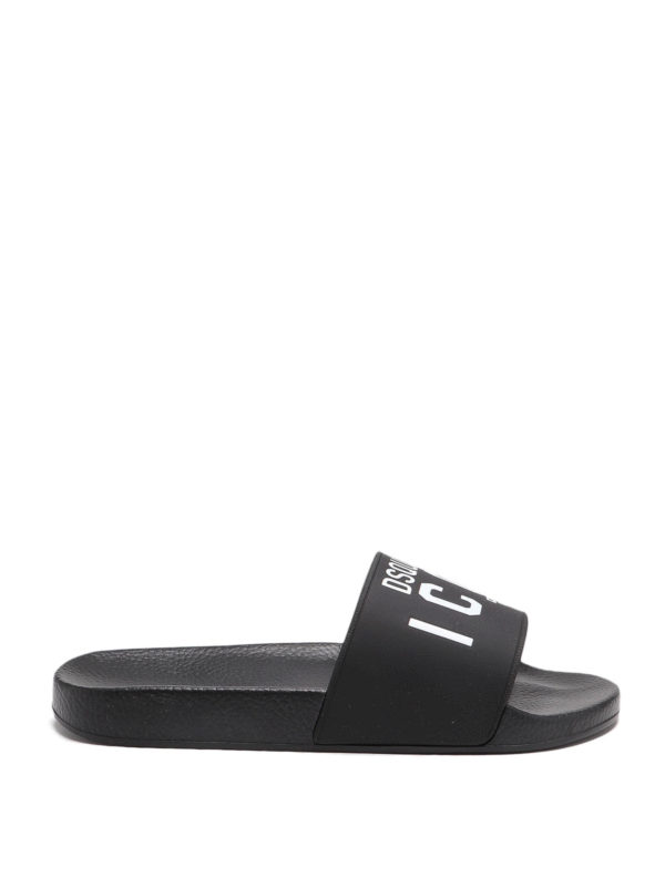 DSQUARED2: Chanclas de playa - Chanclas - Icon