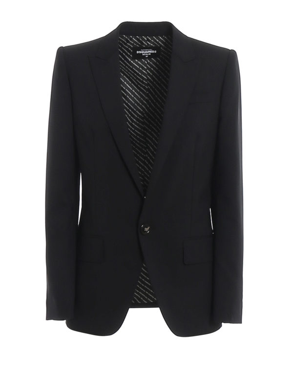 DSQUARED2: formal suits - Single-breasted wool suit
