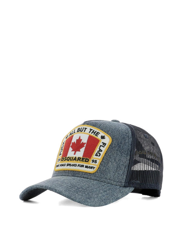 DSQUARED2: hats & caps - Canada patch baseball cap