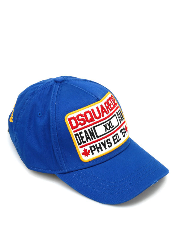 DSQUARED2: hats & caps - D2 cotton cap