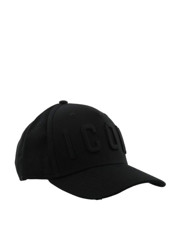 Hats & caps Dsquared2 - Icon black baseball cap - BCM400105C00001M084