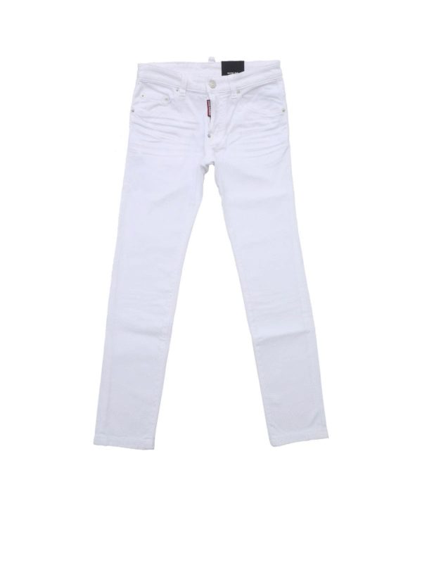 DSQUARED2: Jeans - Jean - Blanc