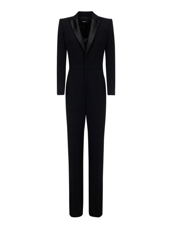 DSQUARED2: Combinaison-pantalons - Combinaison - Noir