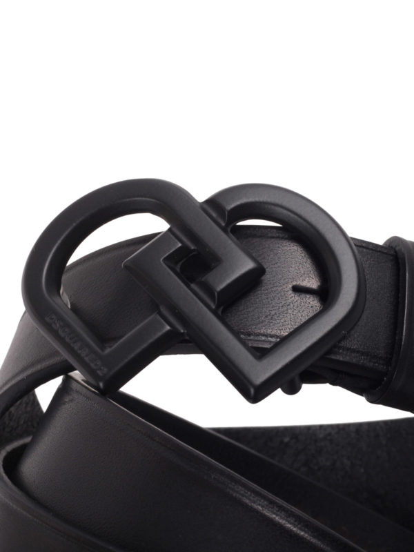 DSQUARED2: Cinturones online - Cinturón Negro Para Hombre