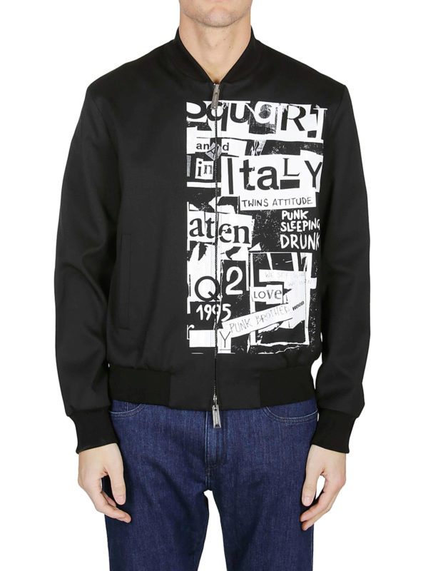 DSQUARED2: ボンバージャケット online - ボンバージャケット - Chic Stretch