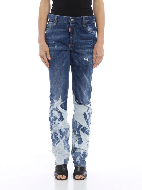 DSQUARED2: jeans bootcut online - Jeans Los Angeles