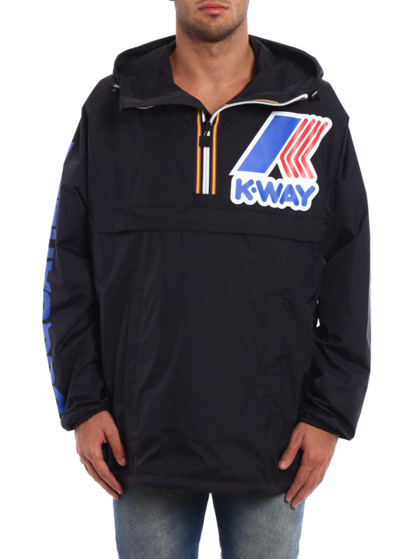 DSQUARED2: casual jackets online - K-Way reversible windbreaker