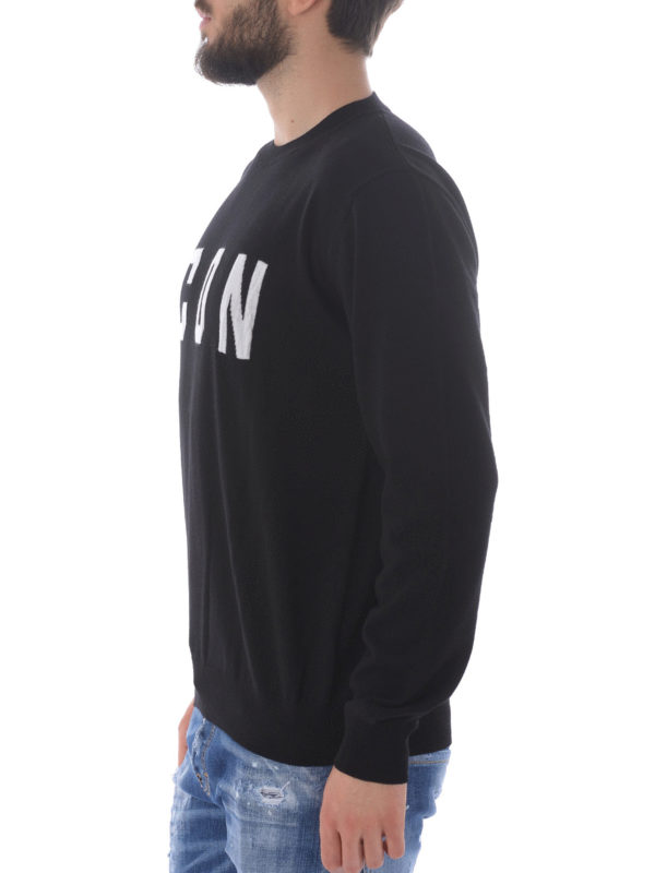 DSQUARED2: Suéteres con cuello pico online - Suéter Cuello Redondo - Icon