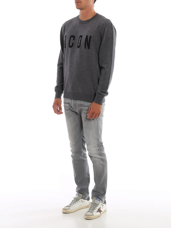 DSQUARED2: Pull col rond online - Pull Col Rond - Icon