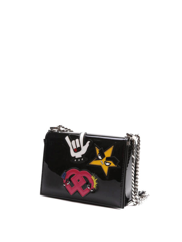 DSQUARED2: Umhängetaschen online - Umhängetasche Medium Dd - Schwarz