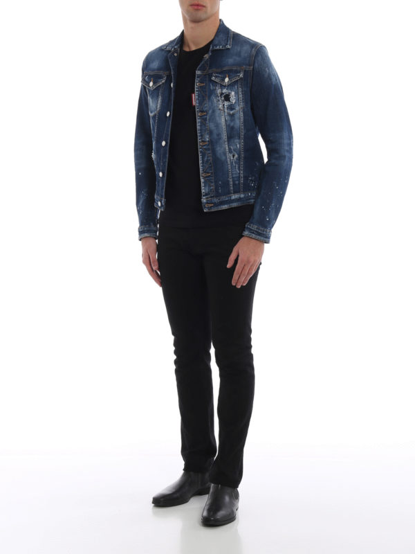 DSQUARED2: デニムジャケット online - デニムジャケット - デニム