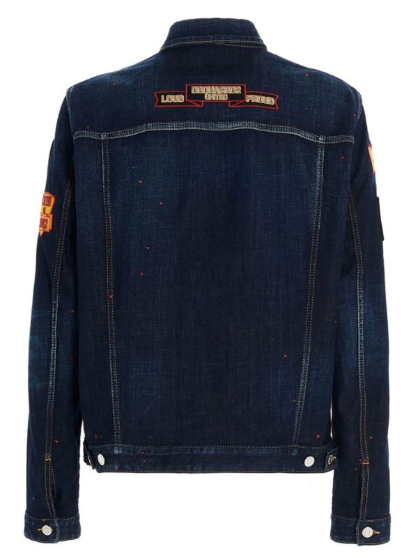 DSQUARED2: Jeansjacken online - Jeansjacke - Blau