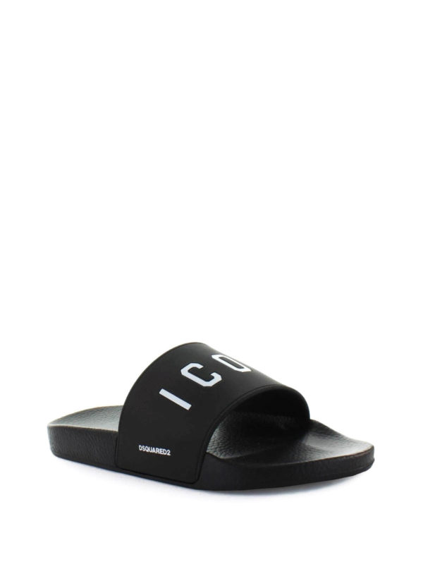 DSQUARED2: Zehentrenner online - Sandalen - Schwarz