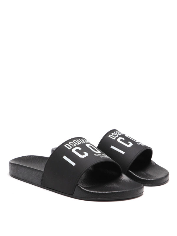 DSQUARED2: Chanclas de playa online - Chanclas - Icon