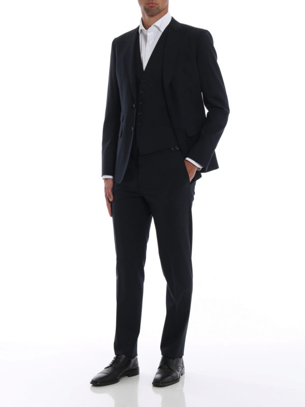 DSQUARED2: Elegante Anzüge online - Eleganter Anzug - Dunkelblau