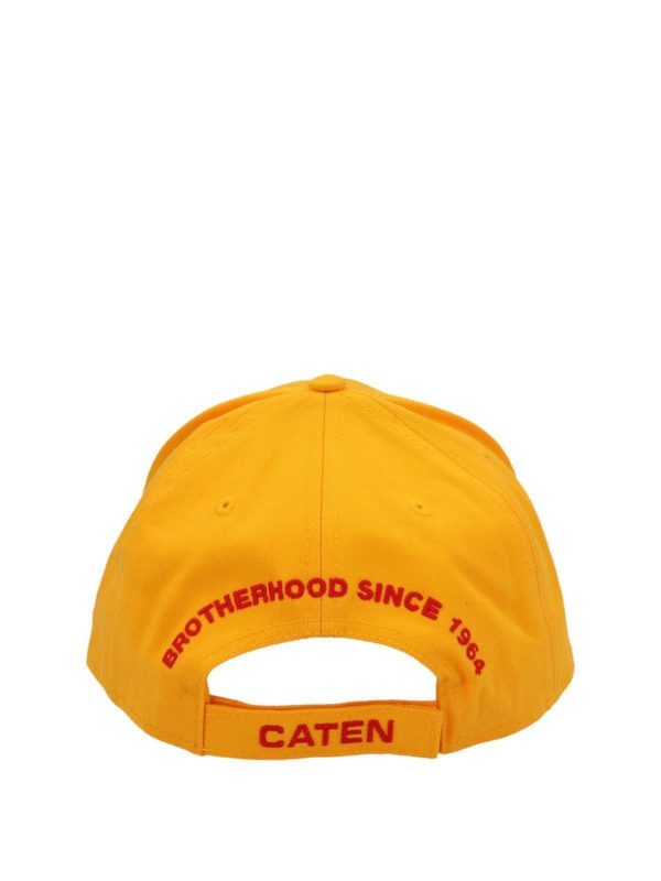 DSQUARED2: hats & caps online - DSQ2 cap in yellow