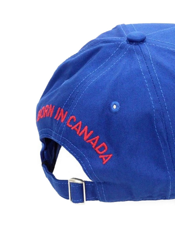 DSQUARED2: hats & caps online - Logo embroidery baseball cap