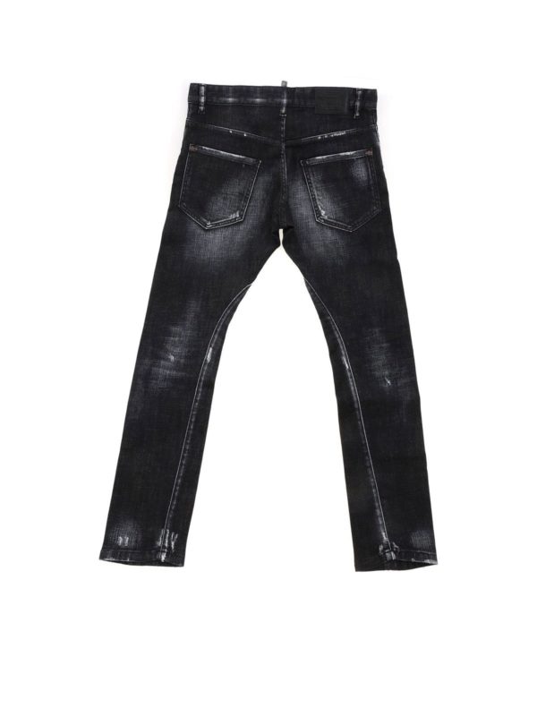 DSQUARED2: Jeans online - Vaqueros Rectos - Negro