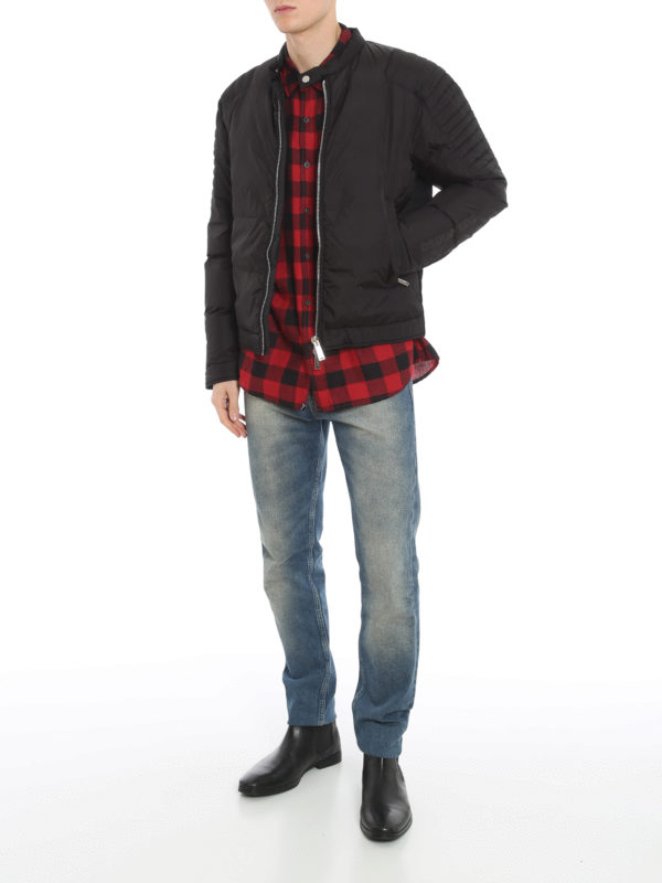 DSQUARED2: padded jackets online - Padded bomber jacket